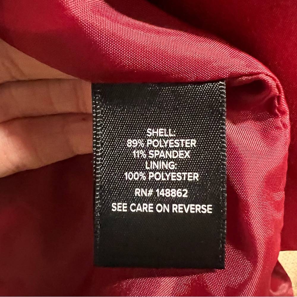 TORRID Twill A-Line Trench Red Coat size 5 Red - Picture 9 of 11
